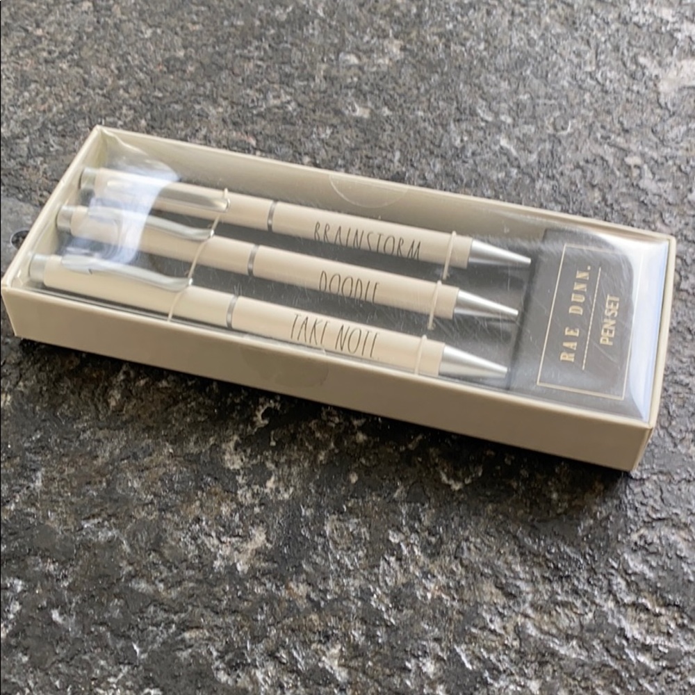 3 ball point pens